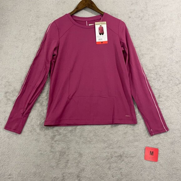 NEW Mondetta Womens M Long-Sleeve Performance  Active wear Crewneck Tee - Picture 1 of 10